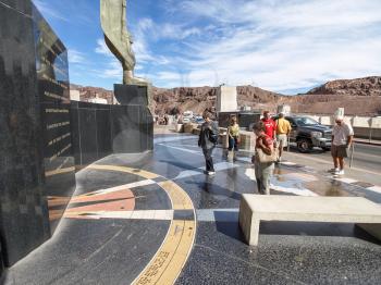 Nevada, USA - June 18, 2015: View of the Hoover Dam in Nevada, USA