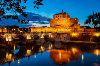 Rome, Italy - June 11, 2012: The eternal city of Rome, Roman streets and buildings, modern and ancient architecture of Rome.