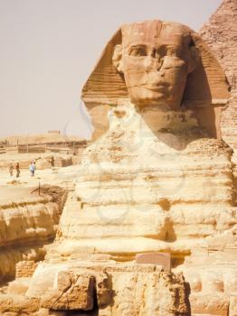 Egyptian Sphinx, ancient statue of ancient Egypt.