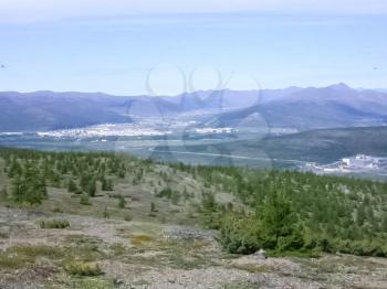 nature of Chukotka, the landscape of Chukotka, the beauty of northern nature.