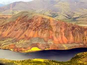 nature of Chukotka, the landscape of Chukotka, the beauty of northern nature.