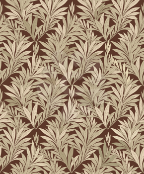 Abstract ornamental leaf texture. Floral seamless background. Decorative leave pattern. 