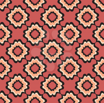 Seamless flower pattern. Abstract floral ornament. Brocade Texture