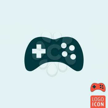 Gamepad icon. Gamepad symbol. Video game controller icon isolated. Vector illustration