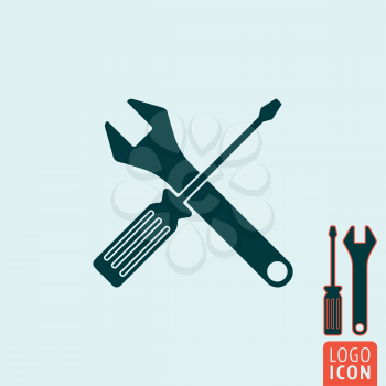 Tools icon. Technical tools symbol. Vector illustration