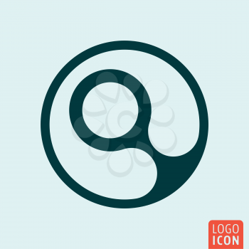 Magnifying glass icon. Search loupe symbol. Vector illustration