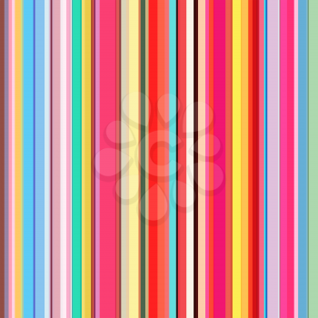 Color lines background. Colorful stripes designed for magazine, printing products, flyer, presentation, cover brochure or wall decor. Vector illustration.