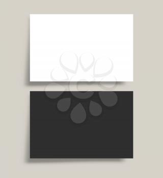 Blank background template for the business card, banner, flyer, poster, cover brochure or other advertising products. Vector illustration.