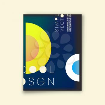 Cover minimal design. Modern style background for the banner, flyer, poster, brochure or other printing products. Vector illustration.