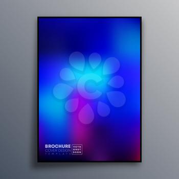 Abstract poster design with colorful gradient texture for wallpaper, flyer, poster, brochure cover, typography or other printing products. Vector illustration.