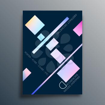 Abstract background design with linear gradient texture for wallpaper, flyer, poster, brochure cover, typography, or other printing products. Vector illustration.