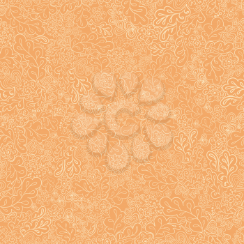 seamless pattern flower and leaf the cream colored
