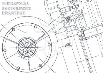 Cover, flyer Vector engineering illustration