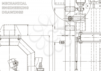 Mechanical engineering drawing. Machine-building. Computer aided design system