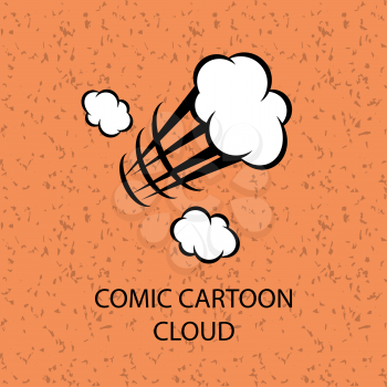 Vintage texture. Comic book cartoon funny text dialog empty cloud. For sale banner. Abstract creative hand drawn vector colored blank bubble. Comic speech balloon background pop art style.