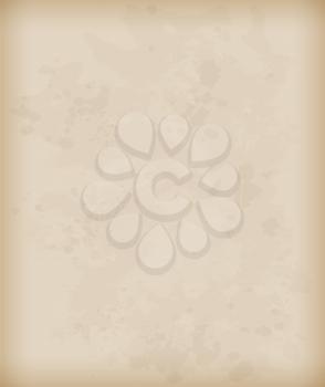 Vintage blots stained paper texture. Vector illustration.