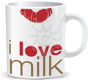 I love milk cup