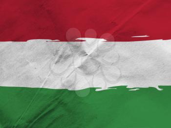 Grunge HUNGARY flag or banner