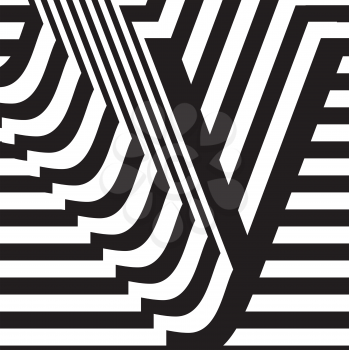 Black and white letter y design template vector illustration
