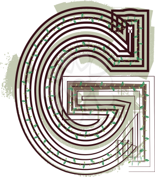 Letter G  Eco Logo Icon Design - Vector Illustration