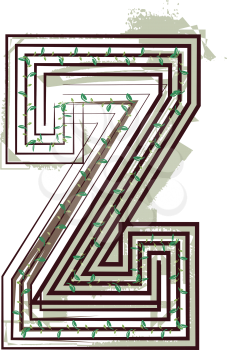 Letter Z  Eco Logo Icon Design - Vector Illustration