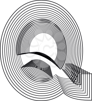 Letter Q  Line Logo Icon Design - Vector Illustration