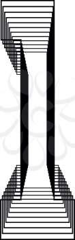 Letter l  Line Logo Icon Design - Vector Illustration