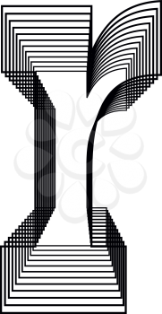 Letter r  Line Logo Icon Design - Vector Illustration