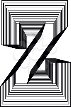 Letter z  Line Logo Icon Design - Vector Illustration