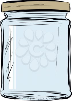 glass jar isolated icon design vector illustration