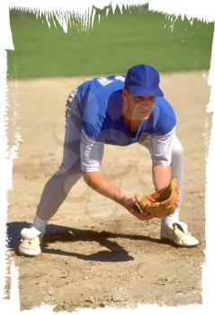 Royalty Free Photo of a Baseball Player