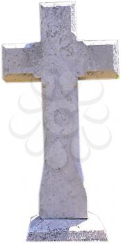 Royalty Free Photo of a Cement Cross