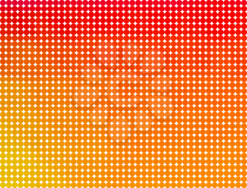 Red, yellow and orange dots on white background. Abstract multicolor background with color dots.
