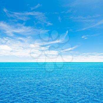 Ocean and sky. Tropical quad composition outdoor scene