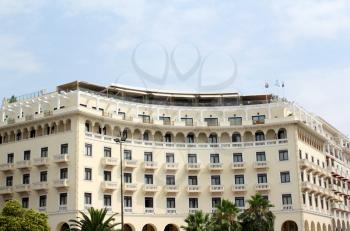 building on aristotelous square Thessaloniki Greece