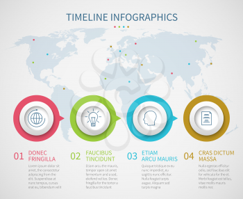 Business chart timeline with process steps. Vector progress flow diagram infographics template. Progress step diagram graph, workflow infographic illustration