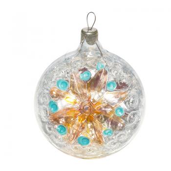 Christmas bauble isolated on the white background