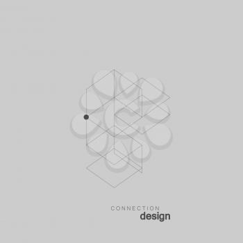 Vector Hexagon Element For Business Brochure, Presentation and Other Cover Template Layout.
