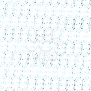 Vector background of hexagons