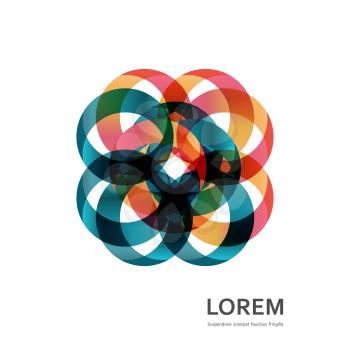 Modern design with abstract circle shapes for your web design.