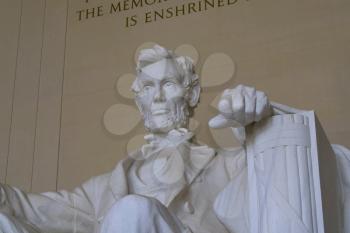 Washington, USA - June 23, 2017: Lincoln Memorial, reminding that all people should be free