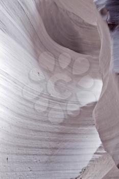 Landscape image of antelope canyon in muted colors. Beautiful nature.