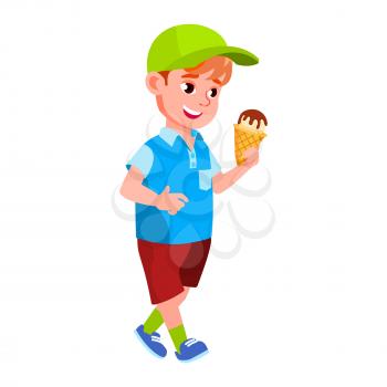 Boy Schoolboy Kid Poses Vector. Primary School Child. Funny Children. Junior. Lifestyle, Friendly. For Advertising, Booklet, Placard Design. Isolated Cartoon Illustration

