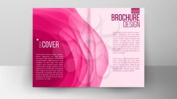 Business Brochure Design Vector. Cover Design Layout. Paper Cut Brochure. Ilustration