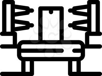 automation manufacturing icon vector. automation manufacturing sign. isolated contour symbol illustration