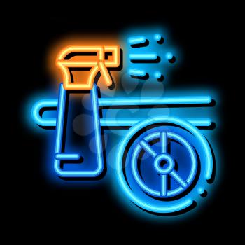 Wash Spray Plane neon light sign vector. Glowing bright icon Wash Spray Plane sign. transparent symbol illustration