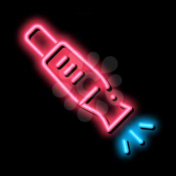 Hunting Whistle neon light sign vector. Glowing bright icon Hunting Whistle sign. transparent symbol illustration