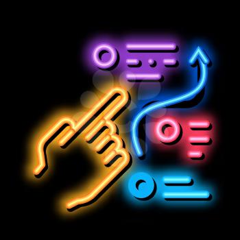 Strategy Way neon light sign vector. Glowing bright icon Strategy Way sign. transparent symbol illustration