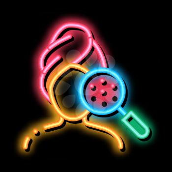 face cleansing neon light sign vector. Glowing bright icon face cleansing sign. transparent symbol illustration