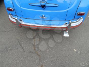 Retro cars antique parts and elements
